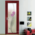 Powder coated aluminum alloy modern design aluminium toilet door